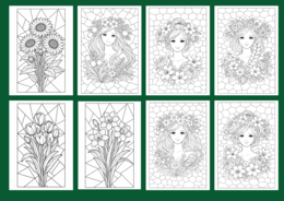 Kolorowanki WIOSNA – zestaw 37 stron do kolorowania