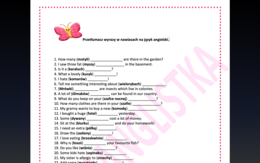 Mega powtórka ze słownictwa- aż 60 zdań do uzupełnienia z kluczem- EGZAMIN ÓSMOKLASISTY/ MATURA