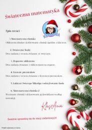 Świąteczna matematyka