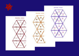 SYNONIMY – kl. 4-8 – trimino 12 elementów