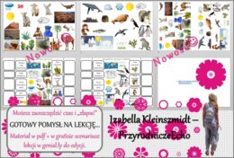 Pomysł na lekcję/karta pracy/stacje zadaniowe/notatki/ materiał do lekcji do tematu „Krajobrazy pustyń gorących i lodowych” w pdf. W gratisie niekomercyjny scenariusz lekcji/pomysł na lekcję w programie genial.ly do edycji. Geografia 5. Dział „Krajobrazy