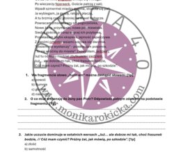 Twórczość Ignacego Krasickiego - karta pracy/sprawdzian