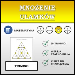 Trimino - Mnożenie ułamków | matematyka