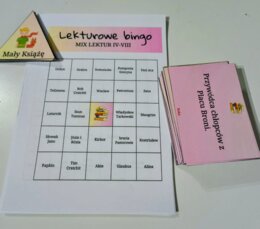 Lekturowe bingo - szkoła podstawowa