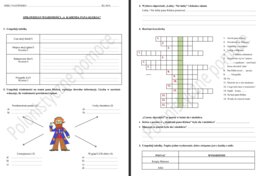 Sprawdzian po omówieniu lektury "Akademia pana Kleksa"