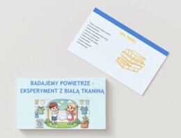 Badanie zanieczyszczenia powietrza w okolicy (zawieszenie białej tkaniny i obserwacja osiadającego pyłu).