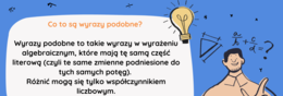 Upraszczanie wyrażeń algebraicznych