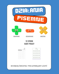 📘✏️ Działania pisemne – karty pracy ✏️📘