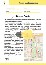 Projekt Figury na płaszczyźnie "Skwer Curie" kl. 6