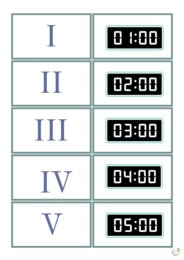 Memory - różne sposoby przedstawiania liczb 1-10