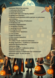 Karty Pracy_Halloween B1/B2 Gotowa lekcja