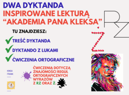 📚 DYKTANDA - RZ ORAZ Ż - inspirowane Akademią Pana Kleksa – idealne dla klas 4-6! ✏️