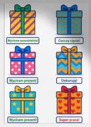 Wycinanka „Prezenty pod choinką”
