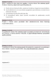 Arkusz egzaminacyjny "Kamienie na szaniec"