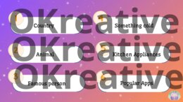 Scattergories – gra słowna po angielsku (poziom A1)gra językowa, angielski dla dzieci, zabawa w słowa, rozwijanie słownictwa, ESL games, nauka angielskiego, klasy 1-8, kreatywne myślenie, language game, English for kids, word game, vocabulary practice, E