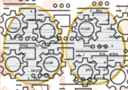 Jajko ortograficzne - uzupełnianka wielkanocna