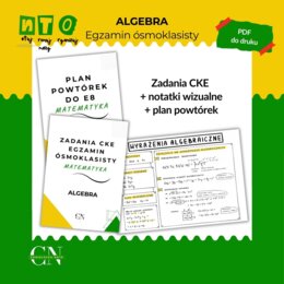 Powtórzenie E8 Egzamin ósmoklasisty – Algebra
