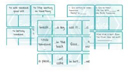 Idioms - matching - Idiomy - dopasowywanie