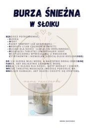 Zimowa książeczka aktywności