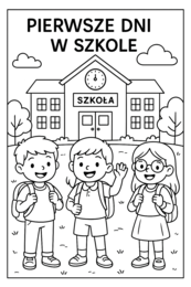Darmowa Kolorowanka xxl , idealna na początek roku szkolnego :)