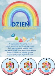 Kartki z życzeniami i medale na dzień przedszkolaka 20 WRZEŚNIA