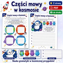 Części mowy w kosmosie
