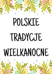Polskie tradycje wielkanocne