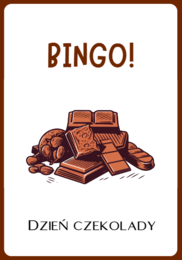 GRA BINGO DZIEŃ CZEKOLADY