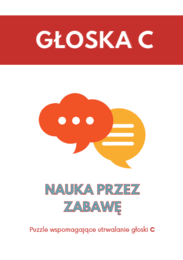LOGOPEDYCZNE PUZZLE DO UTRWALANIA GŁOSKI C SZEREG SYCZĄCY LOGOPEDIA KARTY PRACY