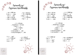 Sprawdź się! Egzamin ósmoklasisty z matematyki - kartkówki z wzorów i zależności