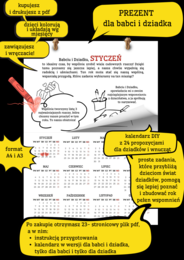 Prezent z okazji DNIA BABCI I DZIADKA- kalendarz wspomnień DIY