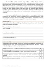 Arkusz egzaminacyjny "Mały Książę"