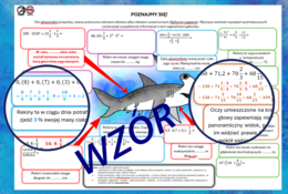 (klasa 7 klasa 8) Wyrażenia arytmetyczne z ułamkami, również z ułamkami okresowymi (z rekinem młotem).