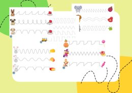 DROGI GRAFOMOTORYCZNE - ĆWICZENIA DLA PRZEDSZKOLAKÓW