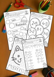 Zimowe odliczanie z zadaniami - klasa 1 szkoła podstawowa