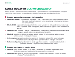 Poznaj klasę w miesiąc — karty diagnostyczne dla wychowawcy, klasa 4 (klucz odczytu + ścieżka AI)