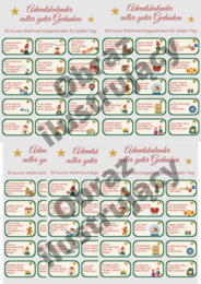 Adventskalender voller guter Gedanken – zestaw 30 świątecznych myśli po niemiecku (z ilustracjami)