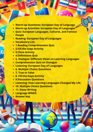 Karty Pracy_European Day of Languages A2-B1