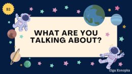 What are you talking about? – gra opisowa po angielsku (poziom B2)