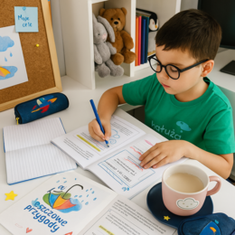 Książka tematyczna „Deszczowe przygody”