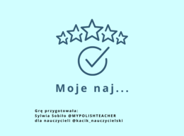 Moje naj... A1 – karty do języka polskiego jako obcego