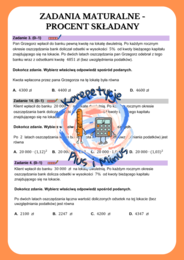 Zadanie maturalne - procent składany (lokaty)