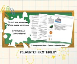 „Magiczne drzewo. Czerwone krzesło” – sprawdzian z treści + odpowiedzi