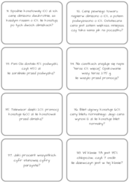 PAKIET quizy matematyczne - procenty, wyrażenia algebraiczne (algebra), ułamki dziesiętne