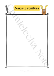 Wyturlaj renifera - kreatywna gra bożonarodzeniowa dla dzieci i rodziny