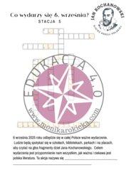 Jan Kochanowski - stacje zadaniowe