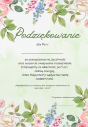 Pakiet: Podziękowania  dla rodziców | Gratulacje  dla dzieci| Dyplomy | (EDYTOWALNY) + Plik pdf