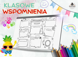 KLASOWE WSPOMNIENIA - darmowa karta pracy