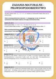 Zadania maturalne - prawdopodobieństwo