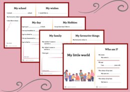 Angielski – Mini książeczka do uzupełniania „My little world”, poziom A1